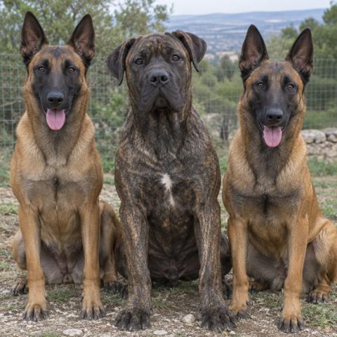Brindle Presa Canario Male 7 months old 31KG - Next too 2 female belgian malinous 1.3 years old….png