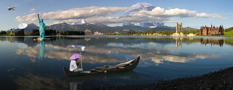 Photomontage (Forggensee Panorama)  2